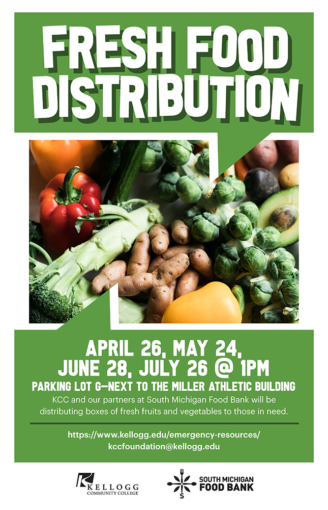 Fresh Food Distribution poster for text Summer 2022 image