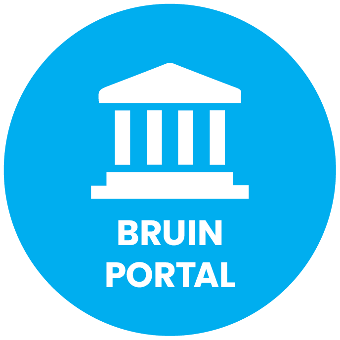 A blue button for 'Bruin Portal'