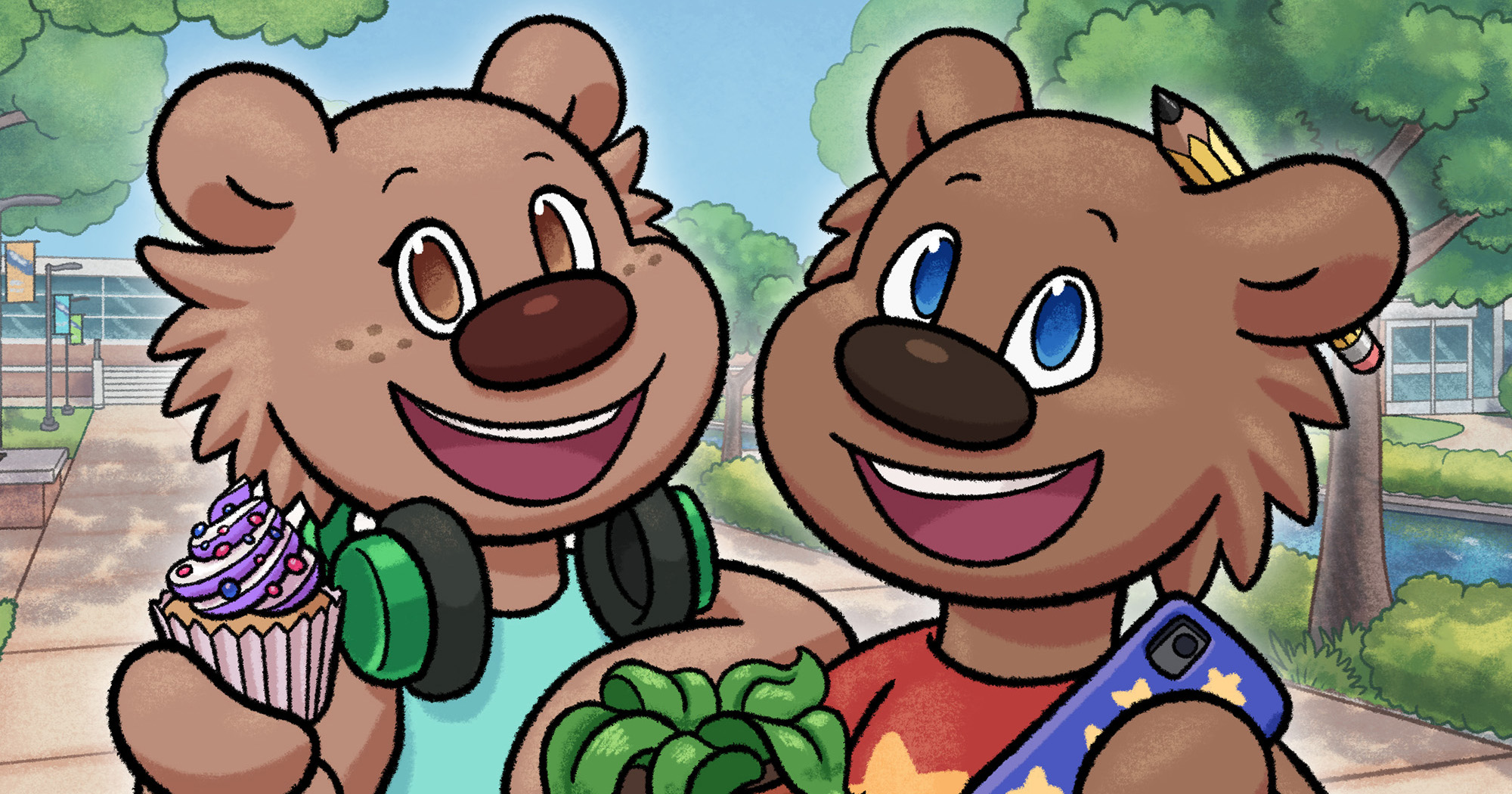 The cover of "Blaze Goes to Camp," featuring an illustration of two cartoon bears.